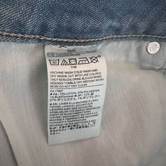 Banana Republic Women Curvy 4" Short Denim Jean Shorts - Picture 6 of 6